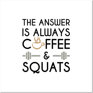 Coffee & Squats Posters and Art